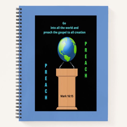 Sermon Notitieboek om in series & nota's te schrij (Voorkant)