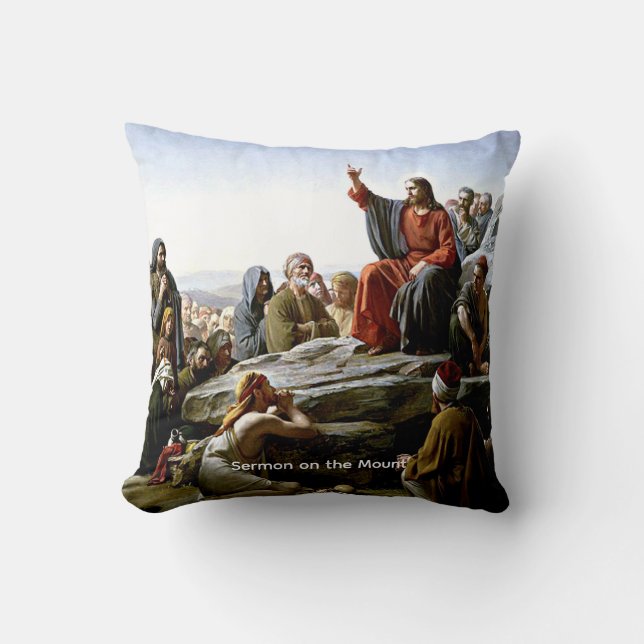 Sermon op de berg van Carl Bloch Kussen (Voorkant)