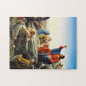 Sermon op de berg van Carl Bloch Legpuzzel (Horizontaal)