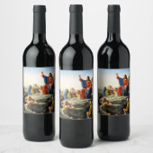 Sermon op de berg van Carl Bloch Wijn Etiket (Flessen)