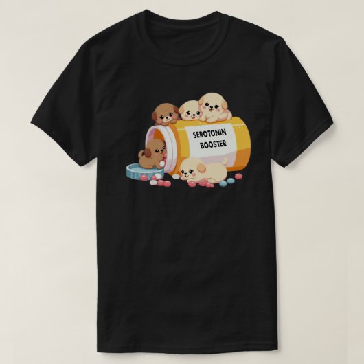 Serotonine Booster Hond Sweatshirt, Serotonine Boo T-shirt (Design voorkant)