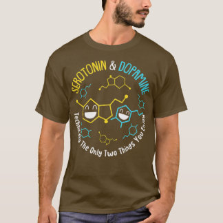 Serotonine Dopamine is technisch het enige twee T-shirt