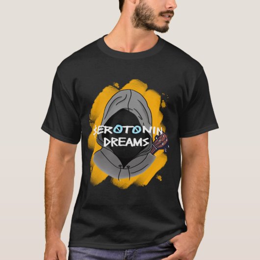 Serotonine droomt van jongen met uke t-shirt (Voorkant)