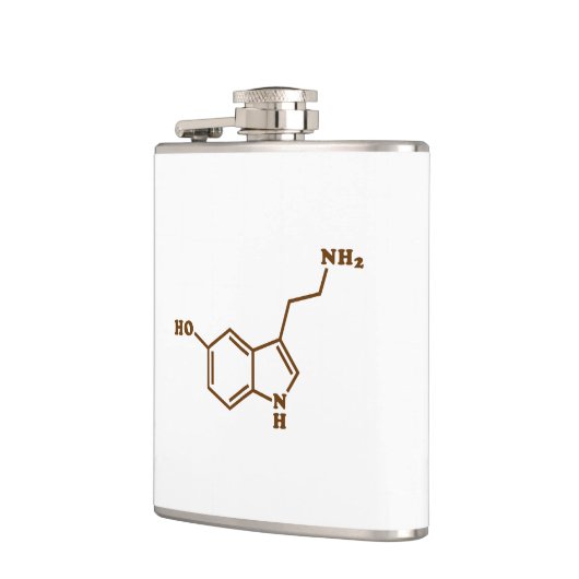 Serotonine Molecular Chemical Formule Heupfles (Links)