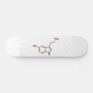 Serotonine Molecular Chemical Formule Persoonlijk Skateboard