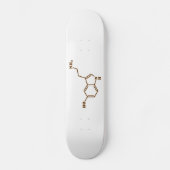 Serotonine Molecular Chemical Formule Persoonlijk Skateboard (Voorkant)