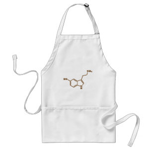 Serotonine Molecular Chemical Formule Standaard Schort