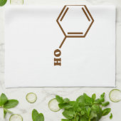 Serotonine Molecular Chemical Formule Theedoek (Gevouwen)