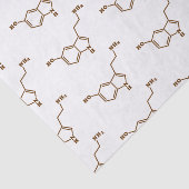 Serotonine Molecular Chemical Formule Tissuepapier (Detail)