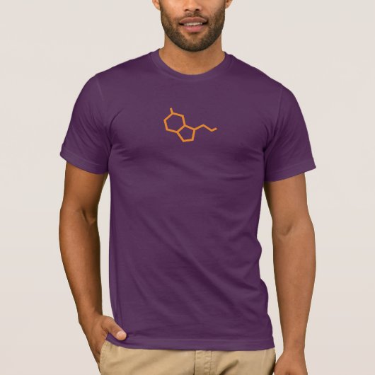 Serotonine Molecule - Geluk T-shirt (Voorkant)