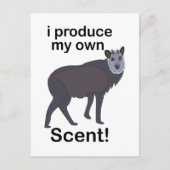 Serows Dier I Produce Mijn Eigen Geur Grappige Cit Briefkaart (Voorkant)