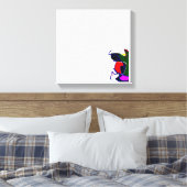 SERPANTINES CANVAS AFDRUK (Insitu (Slaapkamer))