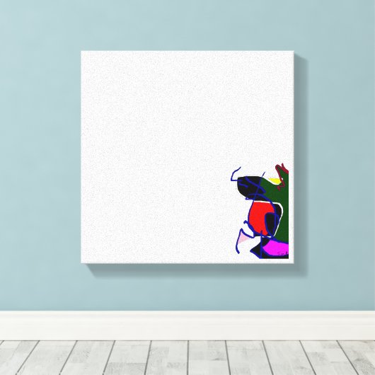 SERPANTINES CANVAS AFDRUK (Insitu (Houten vloer))