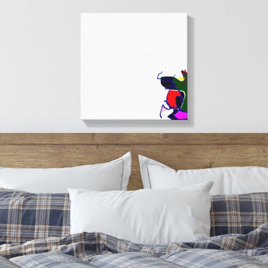 SERPANTINES CANVAS AFDRUK (Insitu (Slaapkamer))