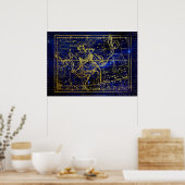 serpens constellation poster (Keuken)