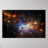 Serpens (NIRCam-Afbeelding) Poster (Voorkant)