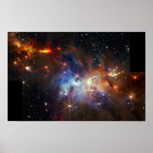 Serpens (NIRCam-Afbeelding) Poster (Voorkant)