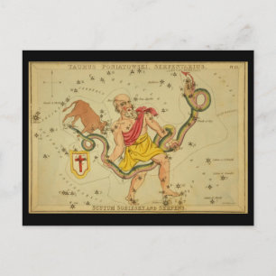 Serpens, Taurus Poniatowski, Serpentarius, enz. Briefkaart