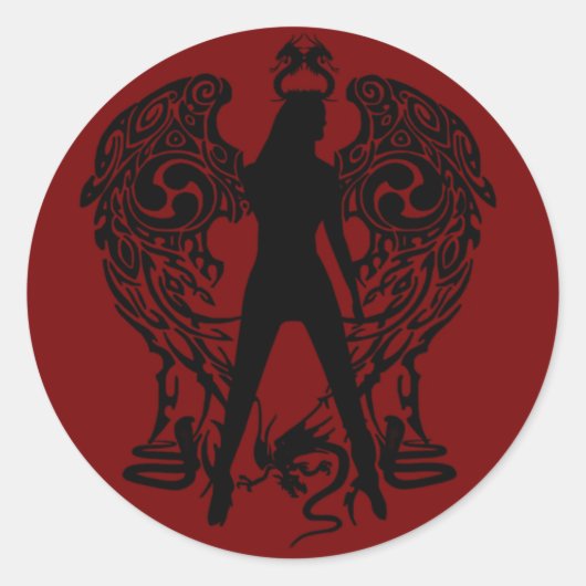 Serpent Angel Stickers (Voorkant)