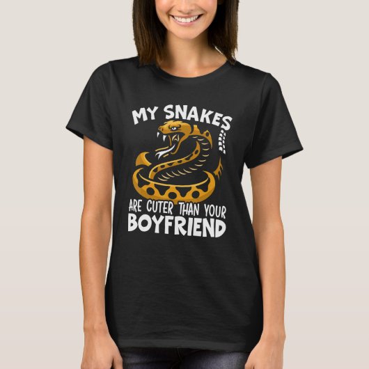 Serpent Animal Pet Herpetologist Snake T-shirt (Voorkant)