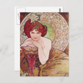 Serpent Art Nouveau Briefkaart (Voorkant / Achterkant)