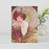 Serpent Art Nouveau Kaart (Staand voorkant)