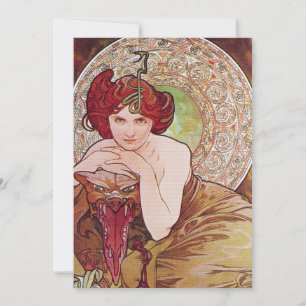 Serpent Art Nouveau Kaart
