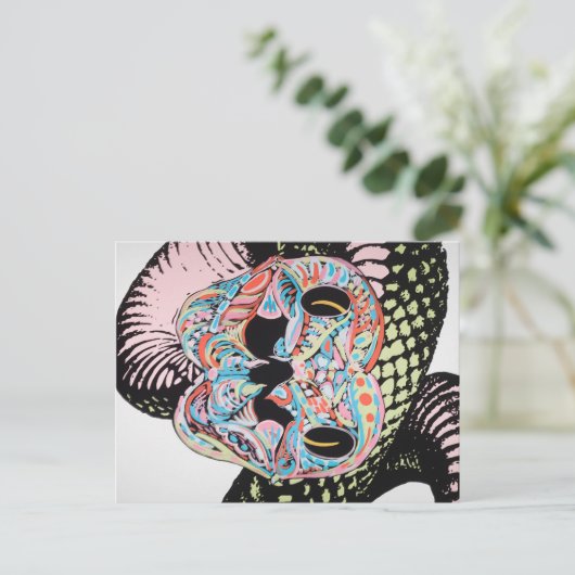 Serpent Briefkaart (Staand voorkant)