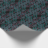 Serpent Chasing Tail naadloos patroon Cadeaupapier (Hoek)