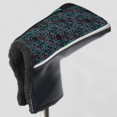 Serpent Chasing Tail Naadloos Patroon Nurse Naam G Golfheadcover (3/4 voorkant)