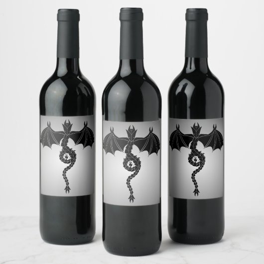 Serpent Dragon Wijn Etiket (Flessen)