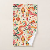 Serpent Dreams Chinees nieuwjaar Bad Handdoek (Handdoek)