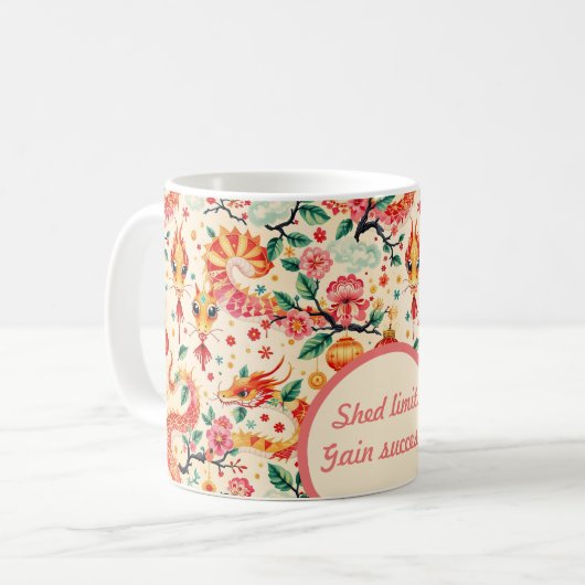 Serpent Dreams Chinees nieuwjaar Koffiemok (Voorkant links)