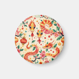 Serpent Dreams Chinees nieuwjaar Magneet