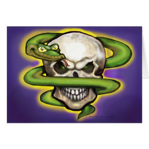 Serpent Evil Skull