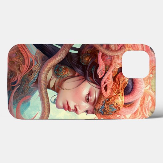 Serpent Hair Lady Fantasy Art Case-Mate iPhone Case (Achterkant (horizontaal))