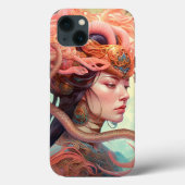 Serpent Hair Lady Fantasy Art Case-Mate iPhone Case (Achterkant)