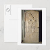 Serpent king stela, c.3000 BC (kalksteen) (ook geb Briefkaart (Voorkant / Achterkant)