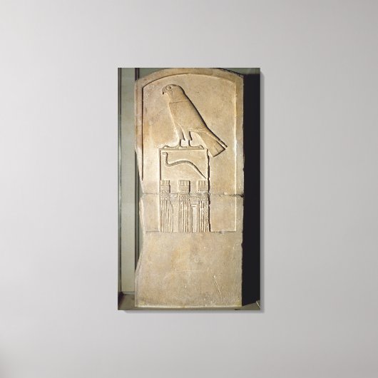 Serpent king stela, c.3000 BC (kalksteen) (ook geb Canvas Afdruk (Voorkant)