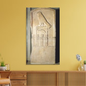 Serpent king stela, c.3000 BC (kalksteen) (ook geb Canvas Afdruk (Insitu (Woonkamer))