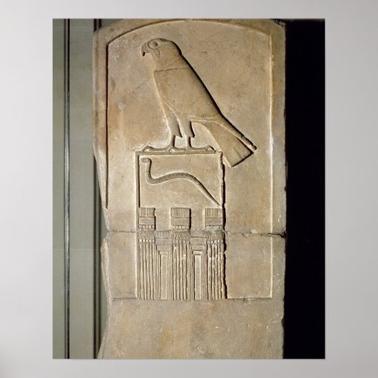 Serpent king stela, c.3000 BC (kalksteen) (ook geb Poster (Voorkant)