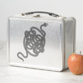 Serpent Knot [zwart] Metalen Lunchbox (In situ)