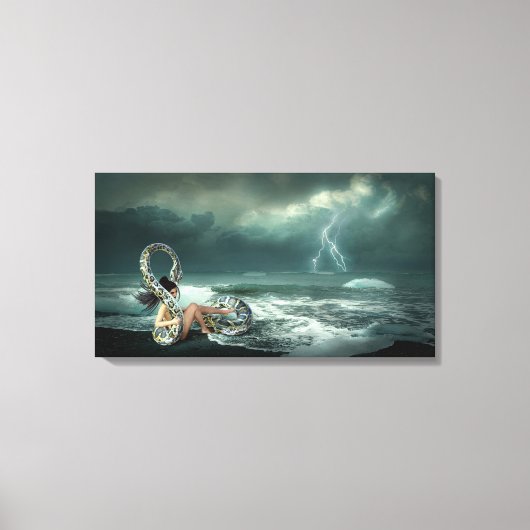 Serpent Love Canvas Afdruk (Voorkant)