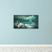 Serpent Love Canvas Afdruk (Insitu (Houten vloer))
