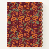 Serpent Luxe Patroon - De Witte Lotus Notitieboek (Achterkant)