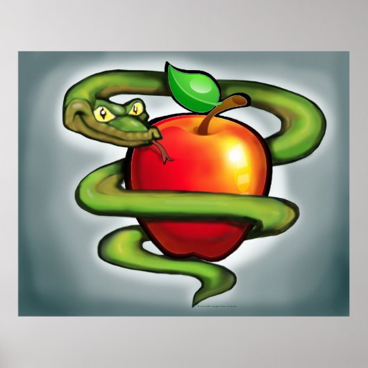 Serpent n Apple Poster (Voorkant)
