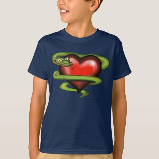 Serpent n Heart T-shirt (Voorkant)