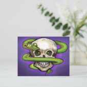 Serpent n Skull Briefkaart (Staand voorkant)