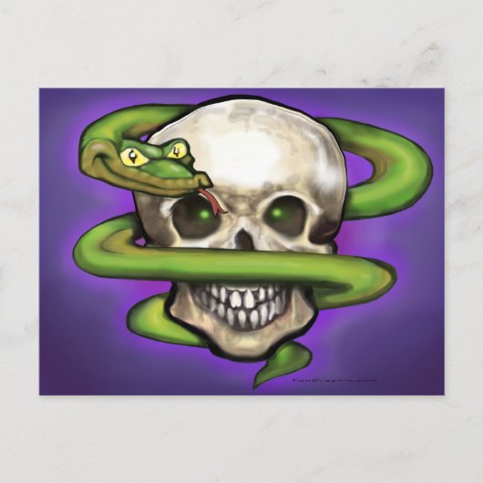 Serpent n Skull Briefkaart (Voorkant)