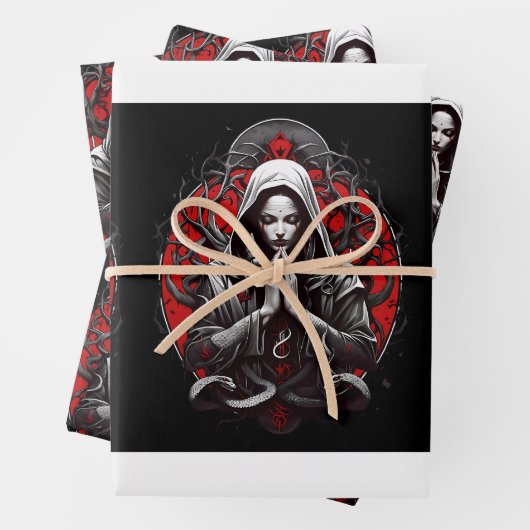 Serpent Priestess of the Shadow Grove Inpakpapier Vel (In situ)